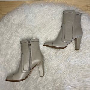 Banana Republic Gray Ankle Boots